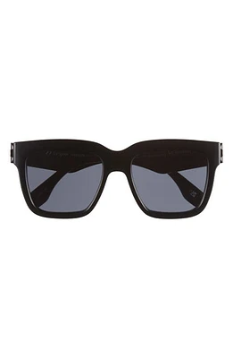 Le Specs Tradeoff 54mm D-Frame Sunglasses in Black at Nordstrom