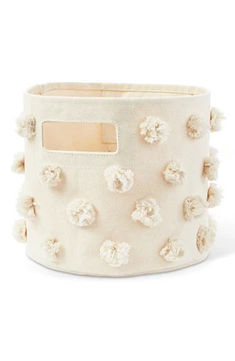 Pehr Pompom Canvas Bin in Natural at Nordstrom