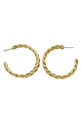 Panacea Twisted Hoop Earrings in Gold at Nordstrom