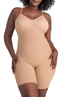 Honeylove Low Back Mid Thigh Bodysuit at Nordstrom,