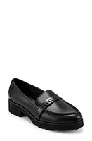 Easy Spirit Wendy Suede Loafer Black Leather at Nordstrom,