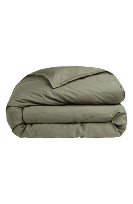 Parachute Percale Duvet Cover in Moss at Nordstrom