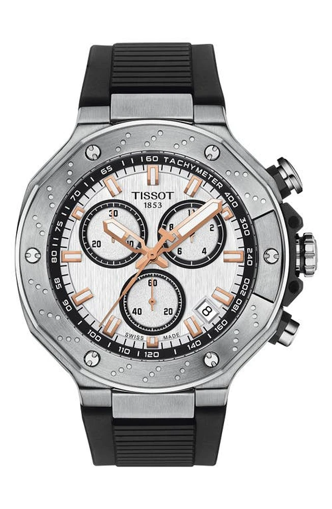 Tissot T-Race Chronograph Watch, 45mm in Black at Nordstrom