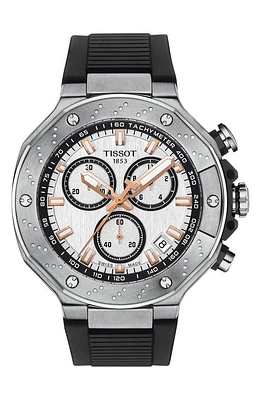 Tissot T-Race Chronograph Watch, 45mm in Black at Nordstrom