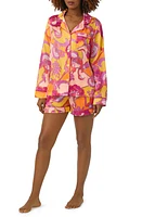 BedHead Pajamas Print Silk Short Apache Bloom at Nordstrom,