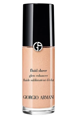 ARMANI beauty Fluid Sheer Glow Enhancer in 02 Champagne Gold at Nordstrom, Size 0.6 Oz