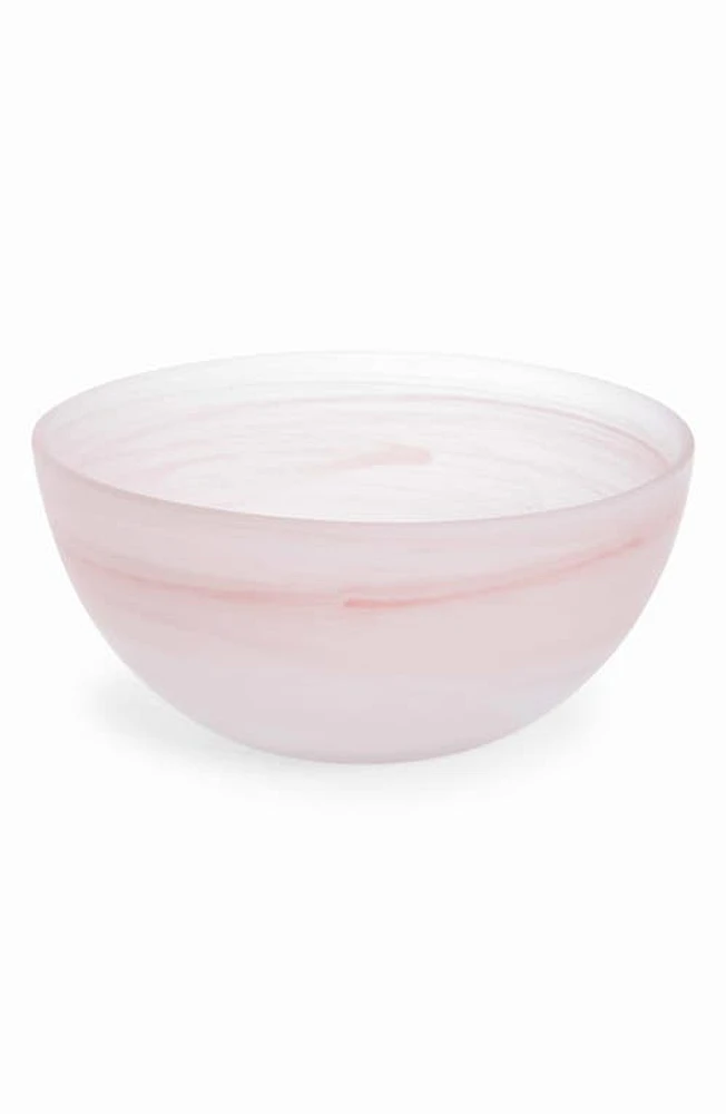 Fortessa La Jolla Set of 4 Glass Cereal Bowls in Pink at Nordstrom