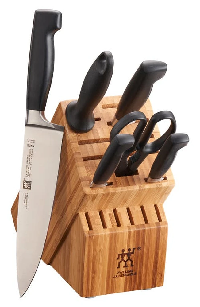 ZWILLING Four Star 8-Piece Knife Block Set in Black at Nordstrom