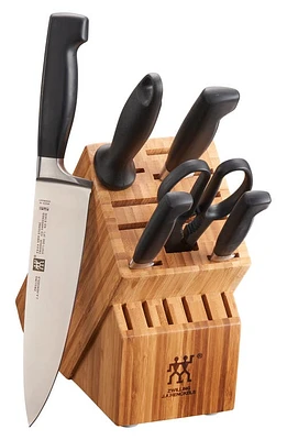 ZWILLING Four Star 8-Piece Knife Block Set in Black at Nordstrom