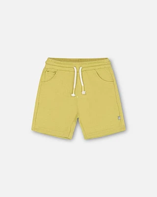 Deux Par Deux Baby Boy's French Terry Short Lime at Nordstrom, Size 24M