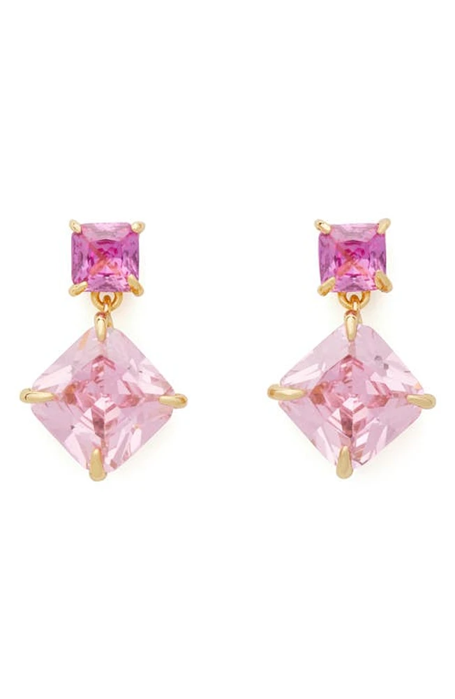 Kate Spade New York geometric drop earrings in Pink Multi at Nordstrom