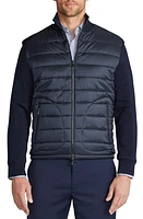 Ralph Lauren Purple Label Quilted Nylon & Wool Knit Jacket Classic Chairman Navy at Nordstrom,