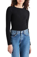 Steve Madden Xandra Rib Long Sleeve Bodysuit at Nordstrom,