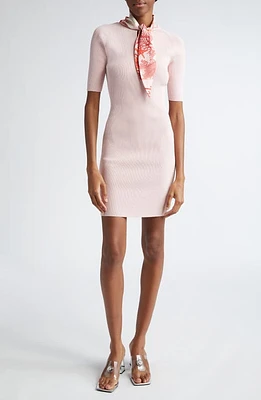 Versace Holiday Twilly Cutout Rib Dress Dusty Rose at Nordstrom, Us