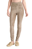 Splendid Faux Suede Leggings Camel at Nordstrom,