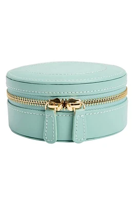 WOLF Sophia Mini Circle Zip Case in Jade at Nordstrom