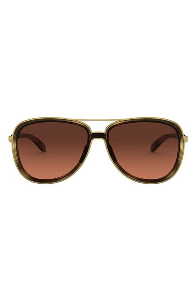 Oakley 58mm Aviator Sunglasses in Brown Tortoise/Prizm Brown at Nordstrom