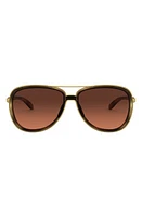 Oakley 58mm Aviator Sunglasses in Brown Tortoise/Prizm Brown at Nordstrom