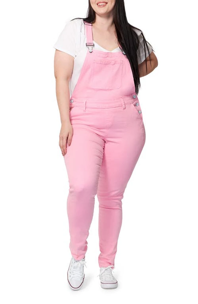 SLINK Jeans Denim Overalls Soft Pink at Nordstrom,