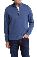 Tommy Bahama Flip Coast Reversible Half Zip Pullover Heather at Nordstrom,