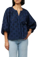 Joe's The Andie Broderie Anglaise Cotton Button-Up Top at Nordstrom,