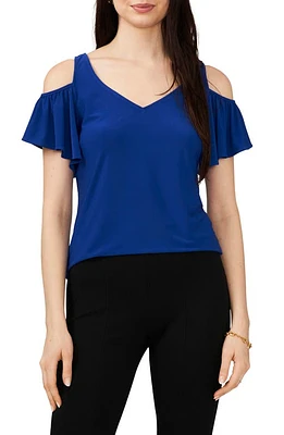 Chaus V-Neck Cold Shoulder Top at Nordstrom,