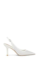 Stuart Weitzman Emilia Mesh 85 Slingback Pump at