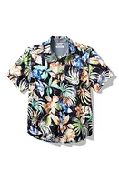 Tommy Bahama Tortola Hasta La Fuego Camp Shirt Black at Nordstrom,