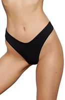 SKIMS Cotton Stretch Jersey Dipped Thong at Nordstrom,