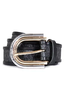 Michael Kors Two-Tone Logo Belt at Nordstrom,