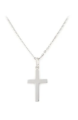 Speidel Plain Cross Sterling Silver Pendant Necklace in None at Nordstrom