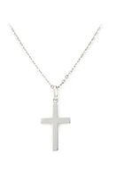 Speidel Plain Cross Sterling Silver Pendant Necklace in None at Nordstrom