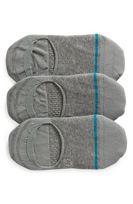 Stance Gamut Assorted 3-Pack No-Show Socks in Heather Grey at Nordstrom, Size Medium