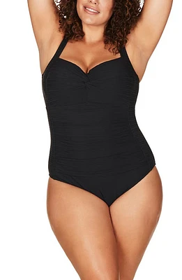 Artesands Aria Botticelli C-, D- & DD-Cup One-Piece Swimsuit Black at Nordstrom,