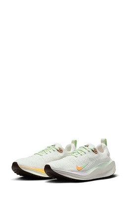 Nike InfinityRN 4 Running Shoe White/Multi Color/Green at Nordstrom,