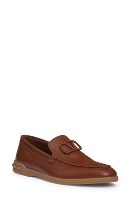 Valentino Garavani VLOGO Signature Loafer in Tan Brown at Nordstrom, Size 7Us