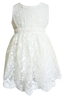 Popatu Floral Embroidered Dress White at Nordstrom,