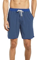 Fair Harbor The Anchor Swim Trunks Dark Denim at Nordstrom,