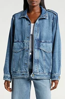 FRAME Oversize Denim Power Jacket Luxor at Nordstrom,