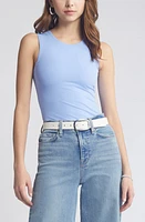 Open Edit Smooth Crewneck Tank at Nordstrom,