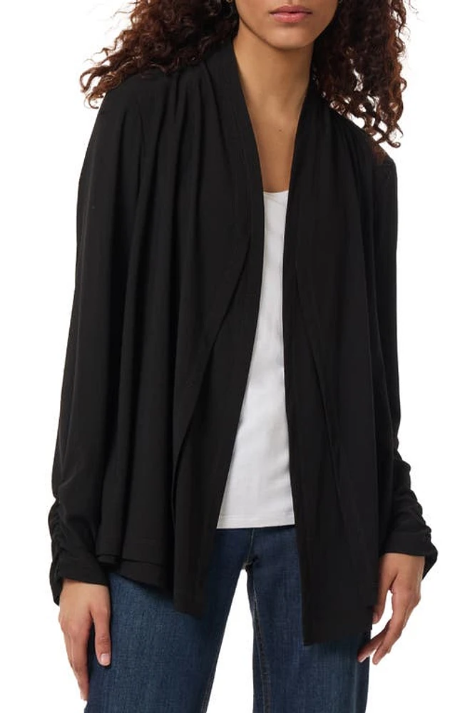 Jones New York Double Layer Cardigan Black at Nordstrom,