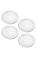 Georg Jensen Set of 4 Cobra Porcelain Dinner Plates in White at Nordstrom