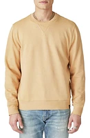 Lucky Brand Terry Crewneck Sweatshirt Buckthorn Brown at Nordstrom,