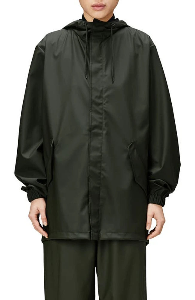 Rains Fishtail Hooded Waterproof Rain Jacket at Nordstrom,