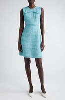 St. John Collection Light Textured Eyelash Tweed A-Line Dress Multi at Nordstrom,