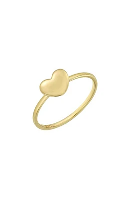 Bony Levy 14K Gold Heart Ring Yellow at Nordstrom,