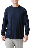 Cozy Earth Stretch Long Sleeve Crewneck T-Shirt at Nordstrom,