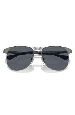 Persol 55mm Pilot Sunglasses in Gunmetal at Nordstrom