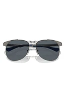 Persol 55mm Pilot Sunglasses in Gunmetal at Nordstrom