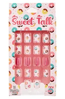 TASTE BEAUTY Kids' Sweet Talk Press-On Nails in Pink Multi at Nordstrom